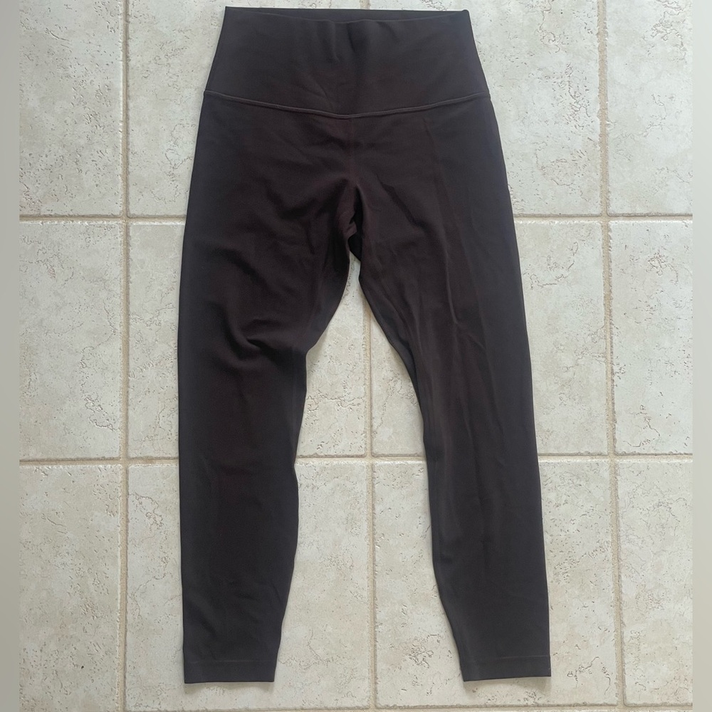 lululemon Align HR Tight 25” in Sequoia, size 8